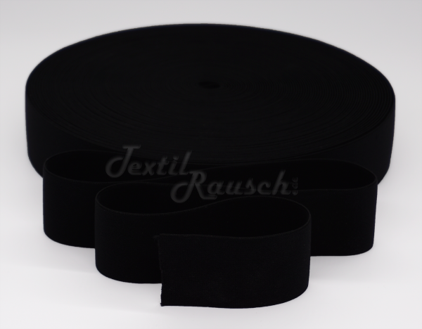 Gummiband Schwarz 40mm